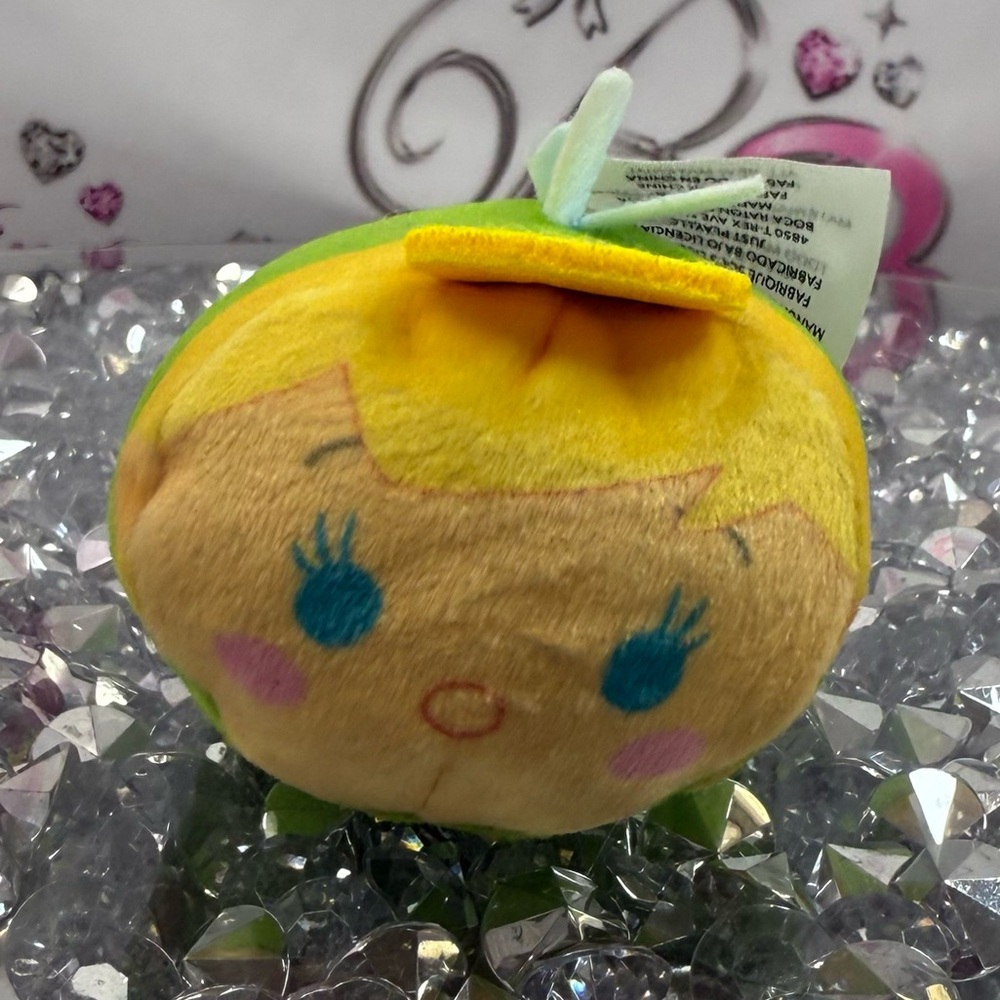 Disney tinker Bell tsum tsum Yellow green Pink Accents plush